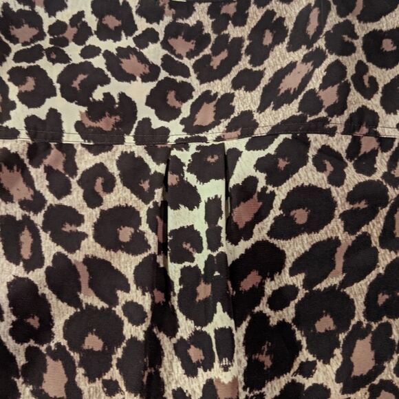 Gianni Bini Leopard Print Blouse Size XS - Picture 3 of 14